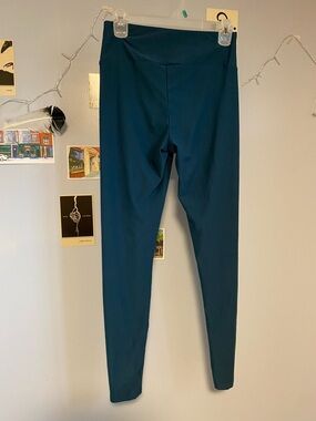 Teal High-Waist Leggings